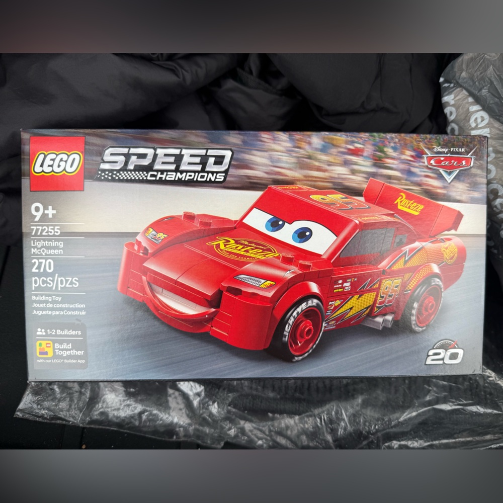 LEGO 77255 Speed Champions Lightning McQueen Red Car Set